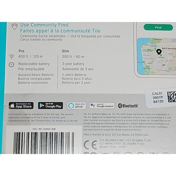 Tile Tracker Performance Pack Limited Edition Animal Print Tile Pro + Slim RARE - Picture 5 of 5